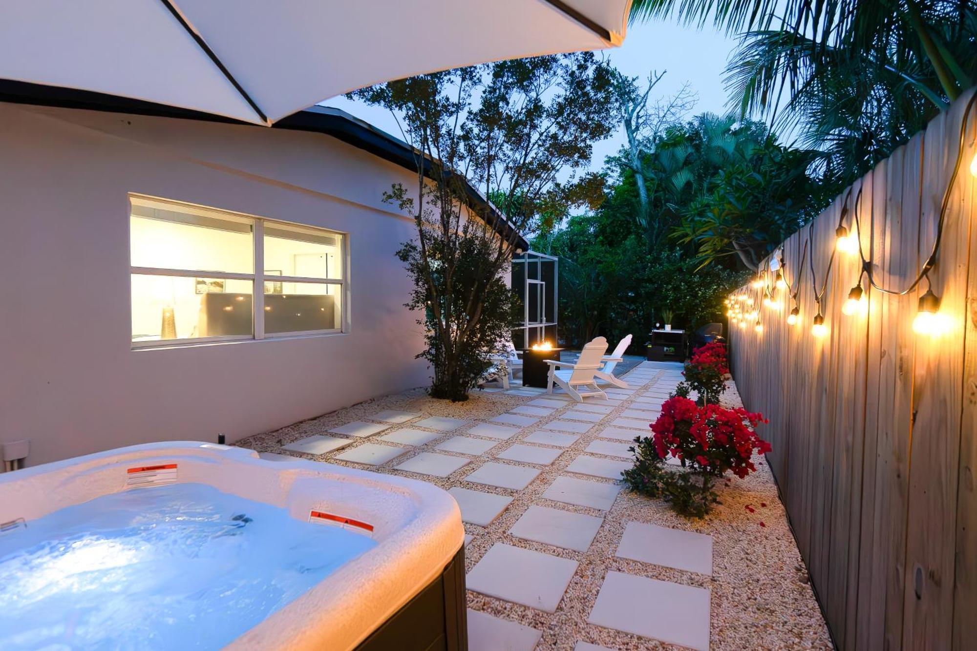 West Palm Beach Elegant 5Br With Hot Tub And Fire Pit Near Beach Buitenkant foto